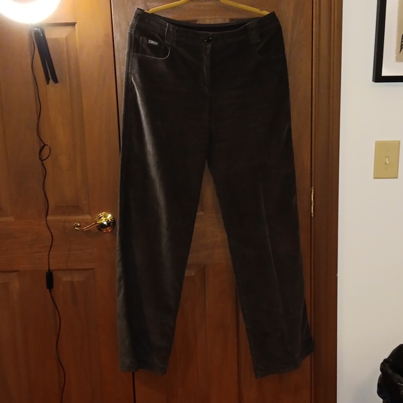 Armani Gray/Taupe Corduroy sz 10 - Picture 1 of 4